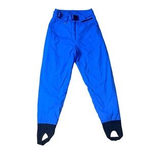 Obermeyer Womens Ski Pants Size 10 Stiletto Blue Insulated Stirrups